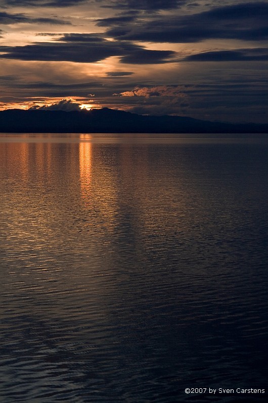 Sonnenuntergang am Bodensee (Kressbronn)